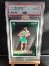 2016 Panini NBA Hoops #263 Jaylen Brown RC Rookie PSA 10