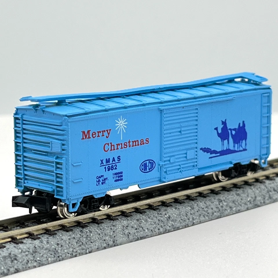 Con-Cor 8208 Merry Christmas Three Kings 40 ft Std Boxcar XMAS 1982 N Scale - Image 4 of 4