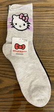 Sanrio Hello Kitty crew socks 2 Pairs  Hello Kitty  Kuromi 