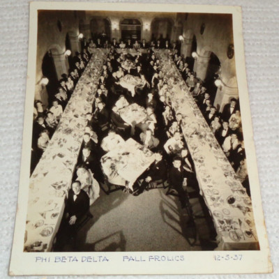 1937 Phi Beta Delta Fraternity University of Florida Gators Fall Frolics Photo