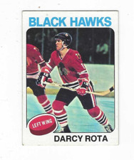 1975-76 TOPPS DARCY ROTA #66 CHICAGO BLACK HAWKS