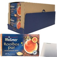 Meßmer Rooibostee Pur Aromatisch Mild 20 Teebeutel 10Er VPE 10X40G Packung Usy