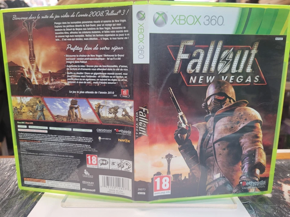 Fallout New Vegas Xbox 360 CIB FR Tested Free Shipping in Canada !! - Image 2 of 4