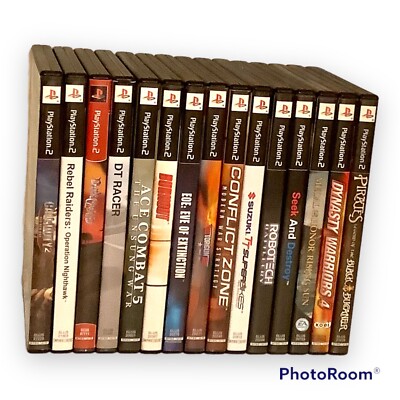 Ps2 Game 15 GAME LOT Sony Playstation 2 Simulator, Battle, Dark Cloud NO SPORTS