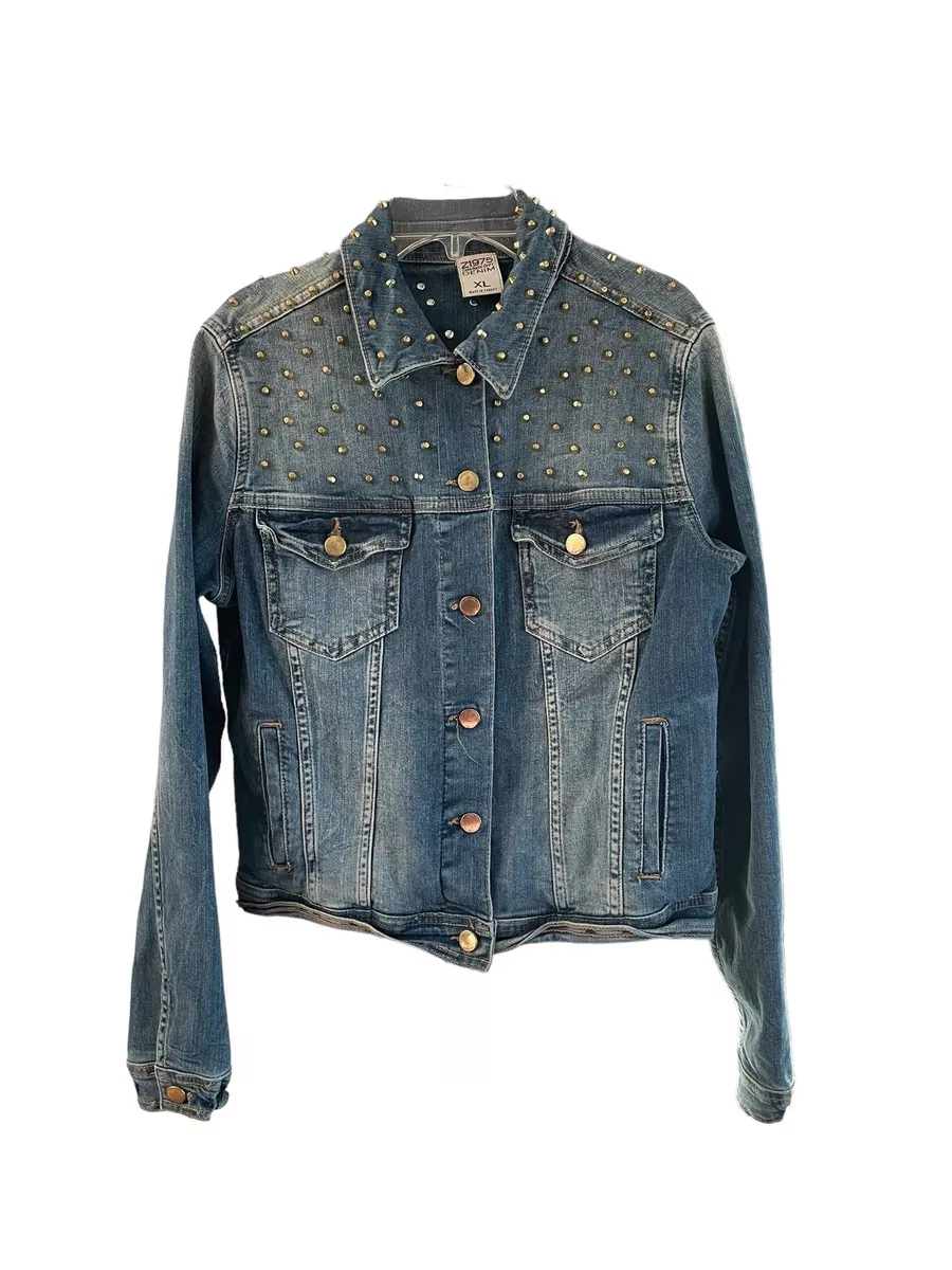 Zara basic top z1975 denim jacket
