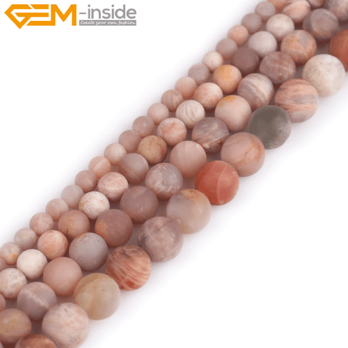 Natural Sunstone Gemstone Round Beads For Jewellery Making 15" 6mm 8mm 10mm 12mm - Picture 8 of 95