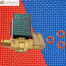 OLAB 7000 Magnetventil 230V 50Hz 24V AC 24V DC 1/4 Zoll 2/2 Wege  O18+Dichtung