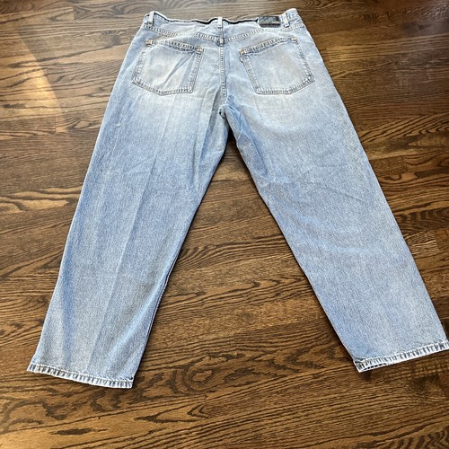 Levis Silvertab Baggy Jeans Blue Denim Y2K Wide Leg 38 X 30.5 Vintage Skater - Picture 11 of 15