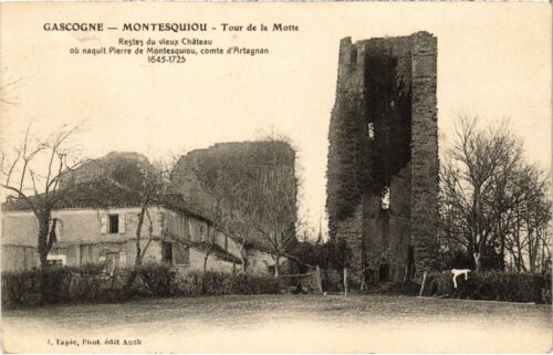 CPA GASCOGNE - MONTESQUIOU - tour de la Motte (108197) - Photo 1/2