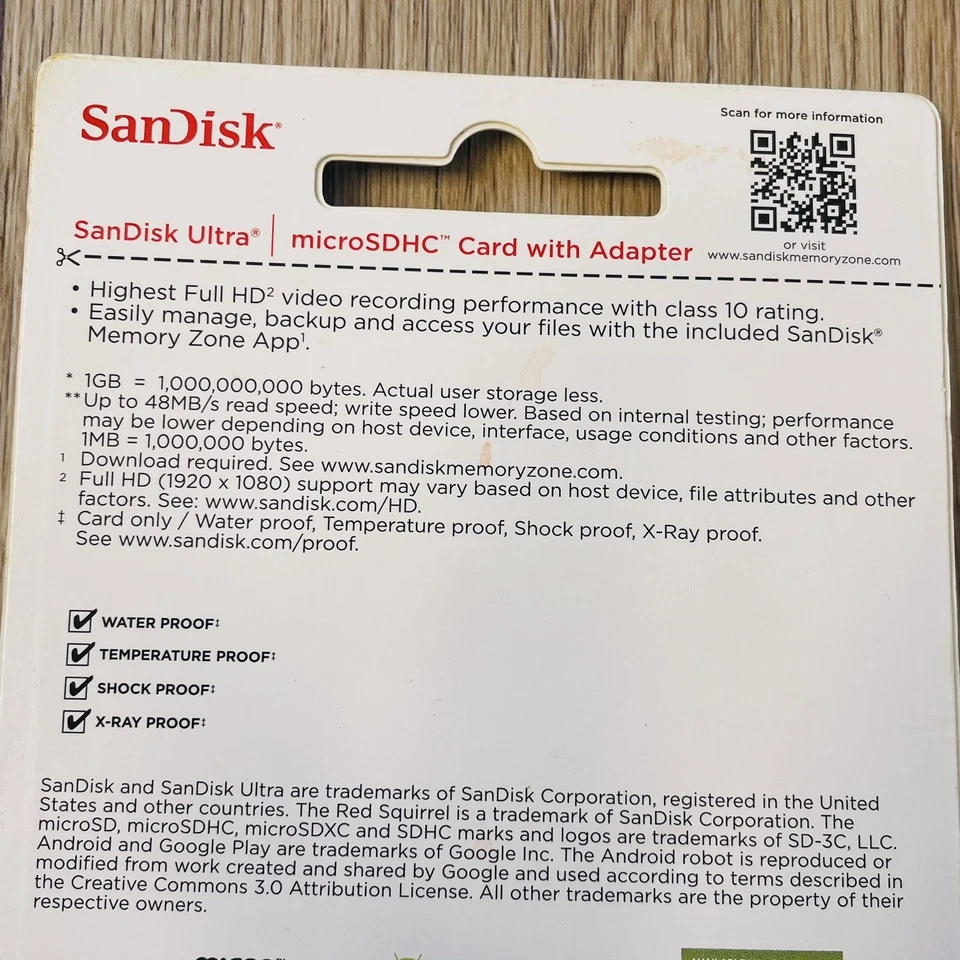 SanDisk Ultra micro SDHC UHS-I Card with Adapter 16GB - Image 3 of 4