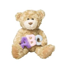 "Jackson" the 12in Pastel ABC Stuffed Teddy Bear Animal