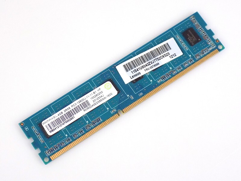 4GB Lenovo 03T6566 Ramaxel RMR5040ED58E9W-1600 DDR3-1600 PC3-12800