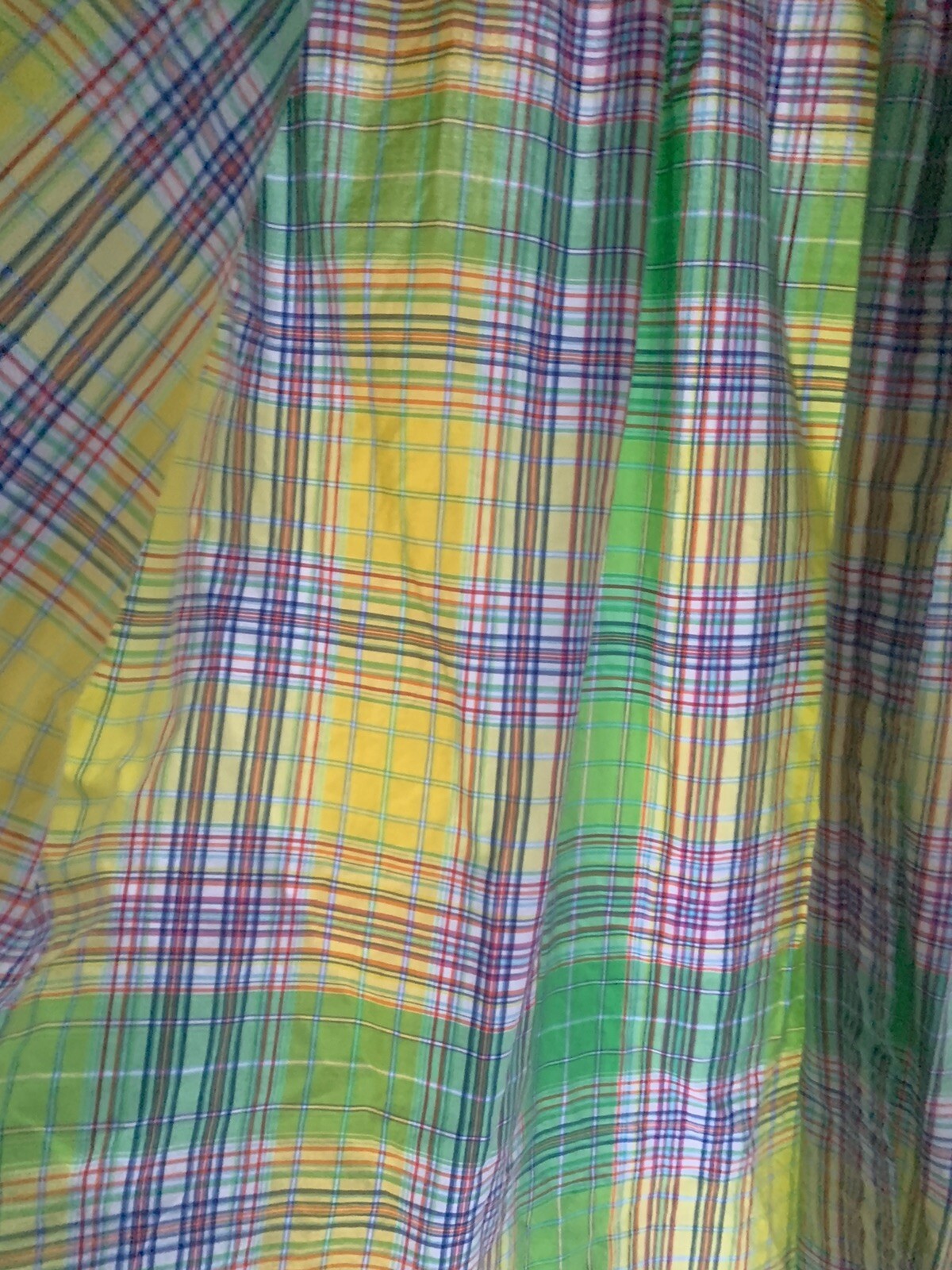 vintage Polo Ralph Lauren Striped Shirt Summer colorful Plaid button down Sz M thumbnail 9