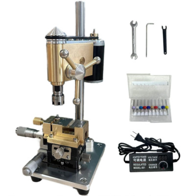 Watchmaker Precision Bench Drill Broken Screws Tool Watch Crown Punch Remove