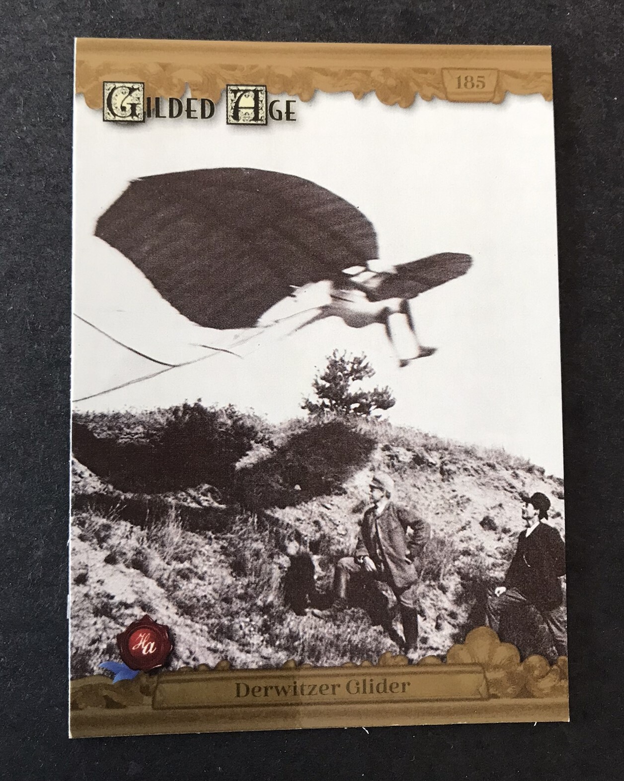 Derwitzer Glider Historic Autographs Gilded Age #185 RADIANT Card 1 of ...