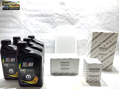 FIAT KIT TAGLIANDO ALFA ROMEO GIULIETTA 1.6 JTDM 5L SELENIA 0W30 + 4 FILTRI ORIGINALI