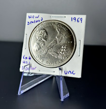 1969 New Zealand 1 Dollar UNC Uncirculated Coin Queen Elizabeth - Cook s Chart