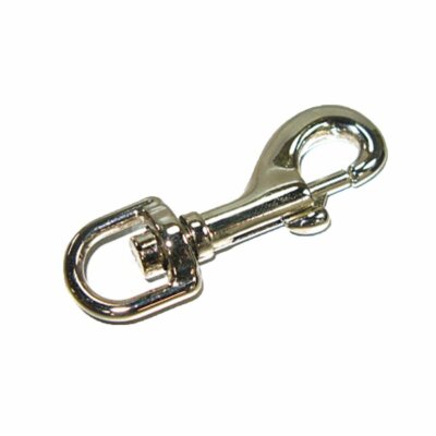 10ea 3/8" Eye Diecast Spring Bolt Snap Round Nickel Plate 5055Z 10ea 3/8" Eye Diecast Spring Bolt Snap Round Nickel Plate 5055Z