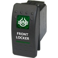 Rocker Switch 530g 12v Front Locker On-off Green Rocker Switch 530g 12v Front Locker On-off Green