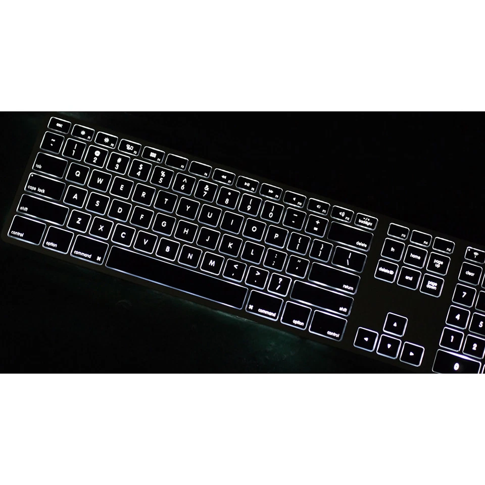 Matias FK418BTLB Backlit Bluetooth Aluminum Rechargeable Keyboard - Space Gray - Image 3 of 3