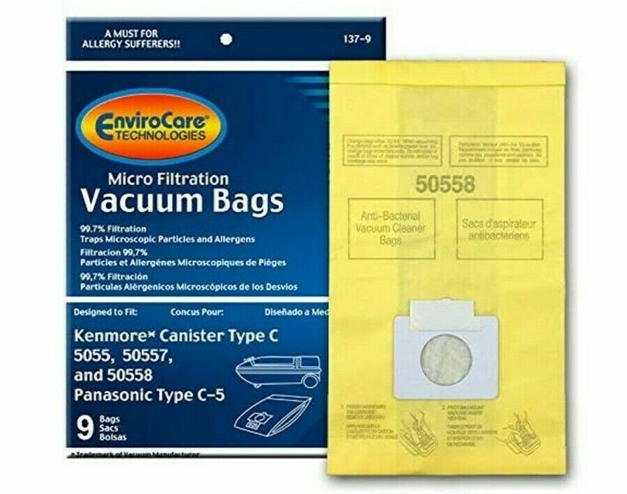 18 Kenmore C, Q 5055, Canister Vacuum Type Bags 50557, 50558 C Q eBay