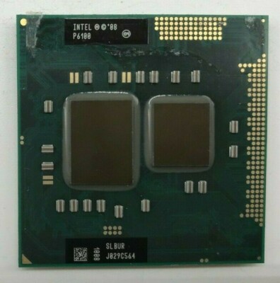 INTEL PENTIUM P6100 SLBUR MOBILE - 2,00GHz / 3MB - Sockel G1 r(PGA988A) #256