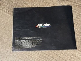 Rambo Instruction Manual Only Nintendo Nes Authentic