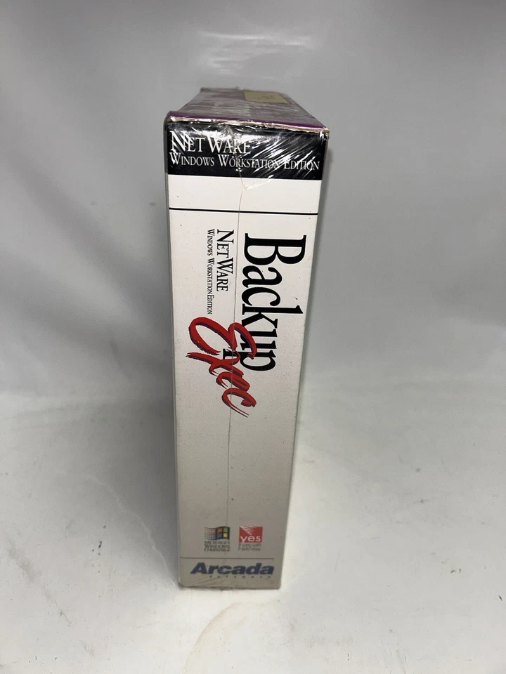 Vintage 1994 Arcada Software Backup Exec NetWare Enterprise Edition New Sealed - Image 3 of 4
