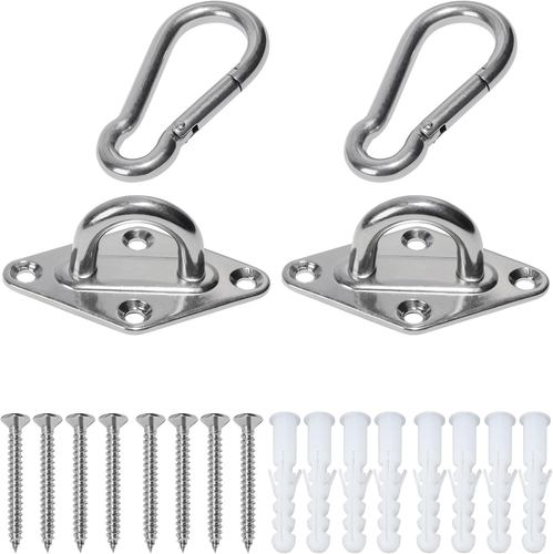 1000 Lb Capacity Heavy Duty Hammock Hanging Kit 2Pcs Swing Hanger Porch Swing