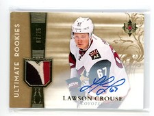 2016-17 UD ULTIMATE COLLECTION RETRO ROOKIE PATCH AUTO /25 LAWSON CROUSE