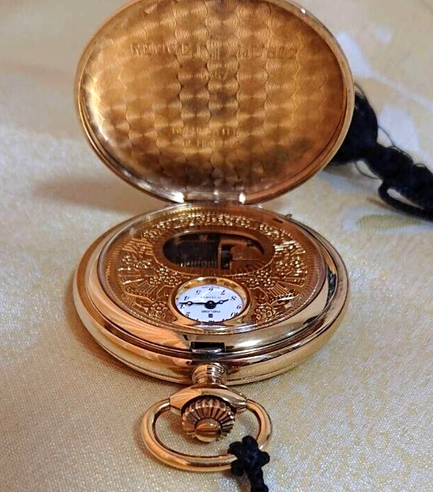 Reuge Pocket Watch With Music Box Manual winding Swissmade Gold color