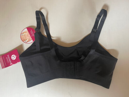 NWT Bravado BASICS Women's SMALL Pumping and Nursing Bra Two in One Design Black - Picture 3 of 5