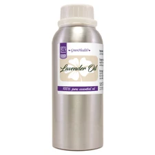 Bulk 8 fl oz Greenhealth Lavender Essential Oil in Aluminum Bottle