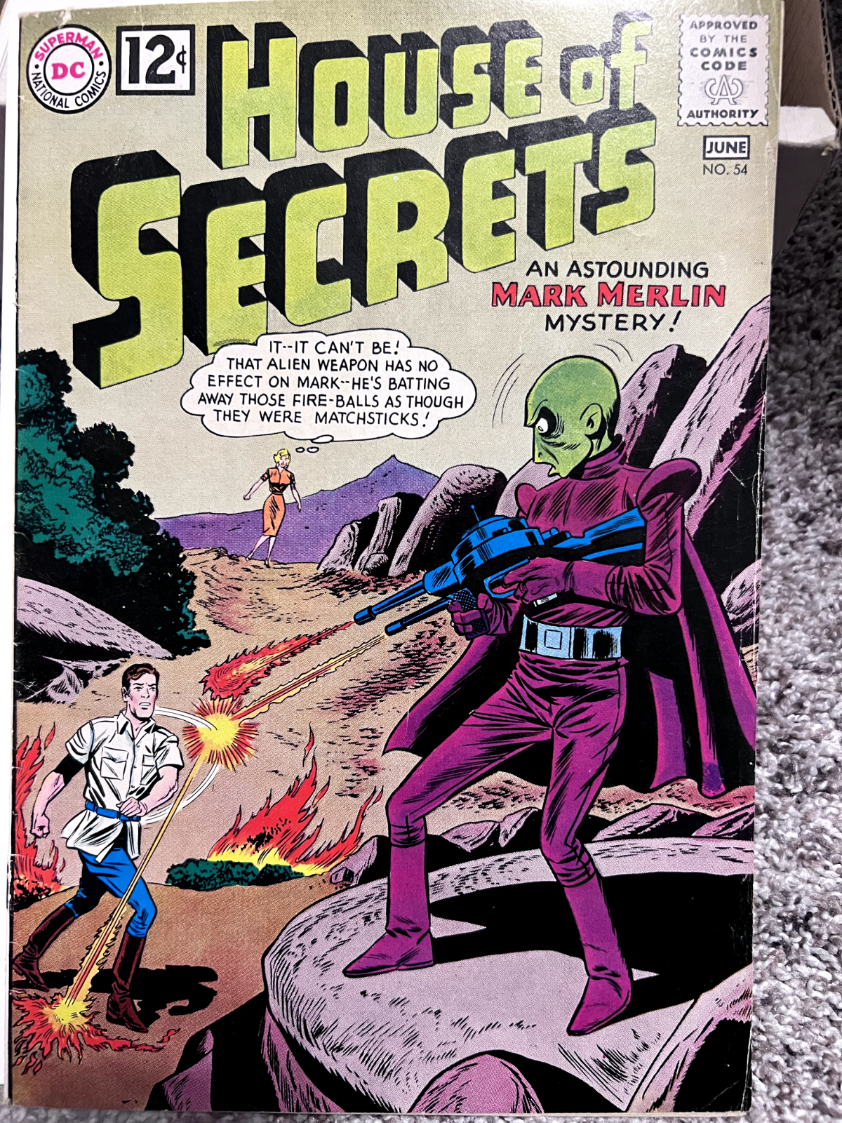 House of Secrets #54 VG Mark Merlin