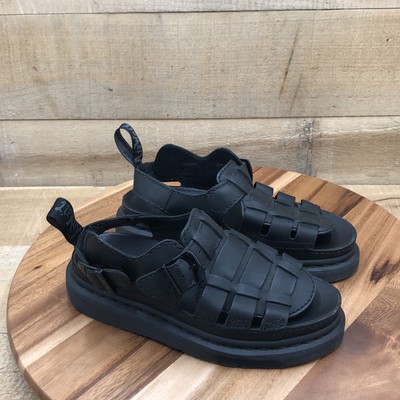 mono leather fisherman sandals