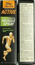 1/3/5/12 Pcs Tiger Balm Active Muscle Spray Pain Relieving 2.53 Oz/ 75 ML