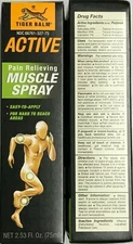 1/3/5/12 Pcs Tiger Balm Active Muscle Spray Pain Relieving 2.53 Oz/ 75 ML