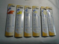 Lot of 6- GE 6" Under Cabinet Fluorescent Bulb F4 T5 155 Lumens 4 Watts