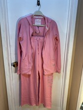 Victoria's Secret Pink Velour Tracksuit Set Size M , Pants Size XS/TP