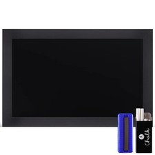 Rustic Black Magnetic Wall Chalkboard, Small Size 11" x 17", Framed Decorativ...