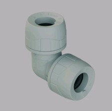 20 x 15mm Polyplumb Enhanced White Elbow