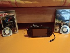 Console Sony PSP Street + Caricatore originale + 5 Giochi (Leggere descrizione)