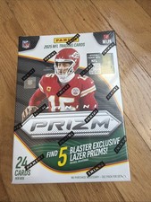 2025 Panini Prizm Football Factory Sealed 24 Card Blaster Box Lazer Prizms
