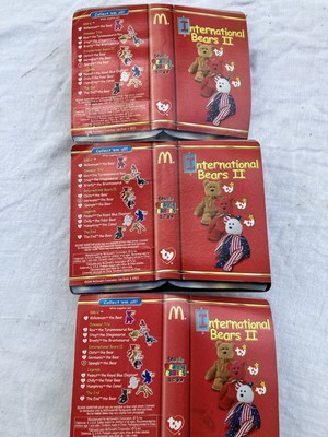 McDonald s Ty Beanie Babies (3) International Bears II 1999 Spangle, Germania