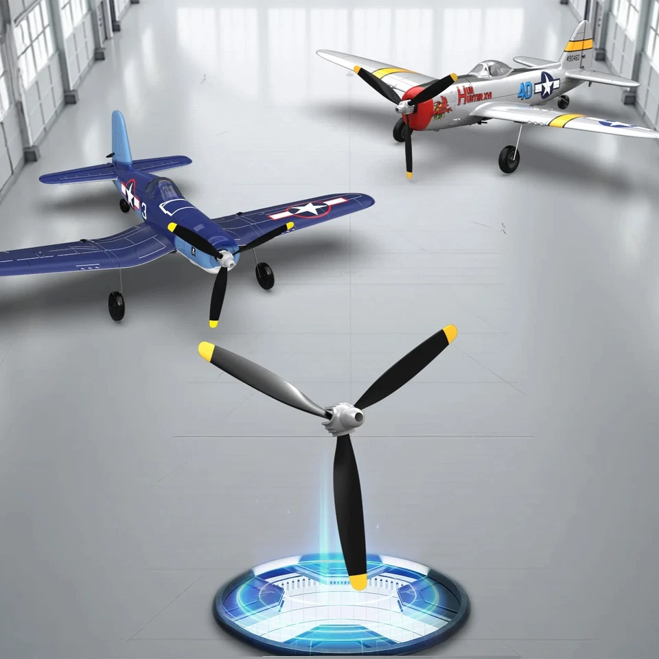 Propeller 3 Blade 2sets P7610805 for VOLANTEXRC  New F4U Corsair/P47 Thunderbolt - Image 4 of 4