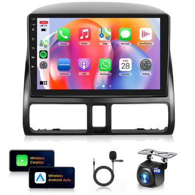 Meteeser Car Radio For Honda Crv 2002-2006 Radio 264G Wireless Carplay/Android
