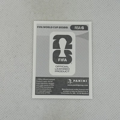 2026 Panini FIFA World Cup | Mbekezeli Mbokazi South Africa RSA 6
