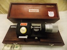 Starrett 673 Carbide Anvil 0-2" .0001 Direct-Reading Bench Micrometer Perfect