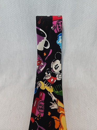Vintage Disney Mickey Mouse Fantasia Balancine The Tie Works Neck Tie - Picture 6 of 14