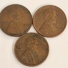 1950 P, D & S Lincoln Wheat Cent, Penny,  Fine Condition